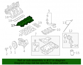 Collector intake lower part Ford Explorer 11-19 3.5