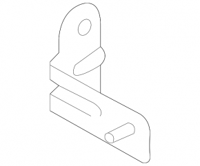 Left wing bracket Ford Mustang mk6 15- rear