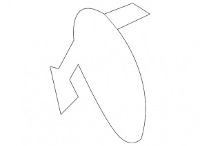 Ford Mustang mk6 15-17 Front Bumper Tow Hook Cap
