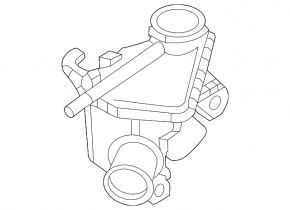 Mazda CX-5 19-25 2.5T Coolant Expansion Tank Without Cap
