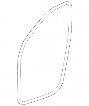 Rear left door seal for Mercedes W164 ML