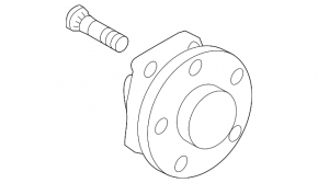 Front left hub Subaru Impreza 17-23 GK