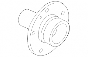 Rear left hub BMW X5 F15 14-18