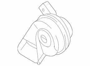Right horn Audi Q7 4L 10-15 high