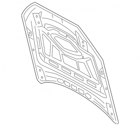 Bare hood Audi Q7 16- steel