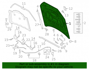 Bare hood Audi Q7 16-