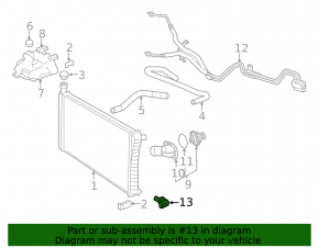 Chevrolet Trax 15-22 Radiator Coolant Temperature Sensor