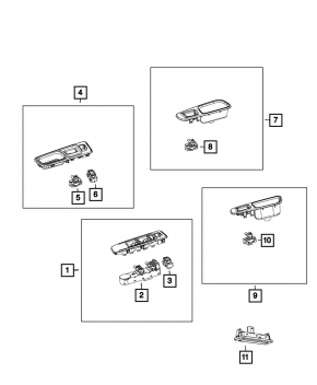 Front Right Window Regulator Jeep Renegade 15-23