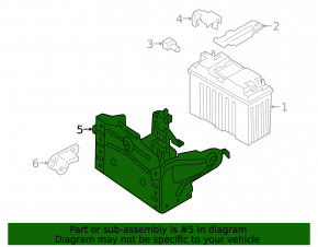 Additional battery mount BMW 3 G20 19-