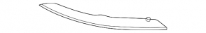 Rear bumper reflector left BMW X5 F15 14-18