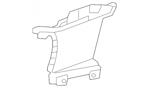 Left front bumper vent for Acura RDX 19-25 2019-21 without A-Spec package