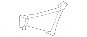 Front bumper air duct, right, Kia Sportage 17-19 FWD