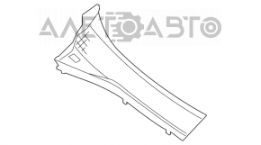 Plastic windshield wiper grille for Honda Civic 4D 2006-2009