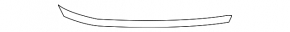 Front bumper molding lower left Audi A3 8V 15-16