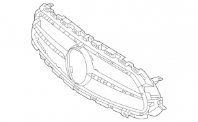 Grille cover for Mercedes W213 E 350/450 21-23