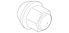 Wheel nut d19 M12x1.5 Ford Focus mk3 11-18 type 3