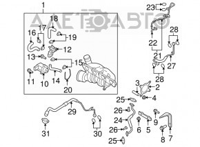 Audi Q5 8R 09-17 boost pressure solenoid valve