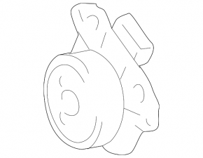Toyota Venza 21 cooling fan motor - dented, chip broken