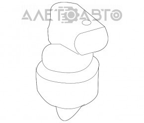 Fuel pressure sensor Infiniti QX30 17- on the rail