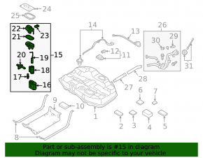 Fuel pump for the 1919 Hyundai Sonata hybrid