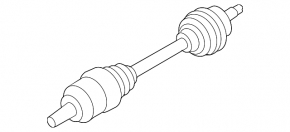 Drive axle shaft front left Mini Cooper Countryman R60 10-16 1.6 automatic