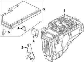 Honda Accord 23- Hood Fuse Box Cover