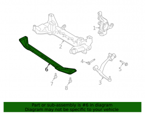 Infiniti FX35 FX45 03-08 Front Subframe Strut