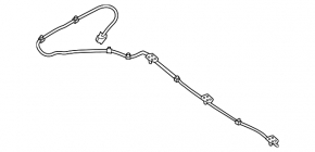 Windscreen washer nozzle chain BMW 7 G11 G12 16-22