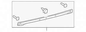 Lexus LX570 08-15 trunk lid molding