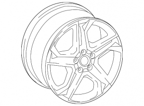 Wheel disk R18 Audi Q5 80A 20-24 style CB5