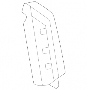 Front bumper grille left Kia Sportage 23-25 structure, X-Line