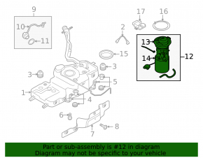 Fuel pump for Audi Q5 8R 09-12