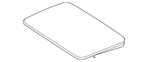 Sunroof glass Mercedes GLS-class X166 13-19