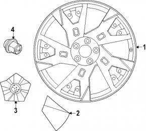 Nissan Ariya 23-25 R20 wheel rim