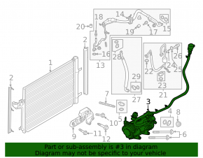 Ford C-max MK2 13-18 air conditioning compressor