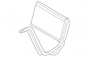 Lincoln Continental 17-20 Heater Radiator