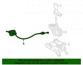 Chevrolet Equinox Shift Cable 18 6T40 MNH