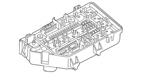 Underhood fuse box Volvo XC40 19-25