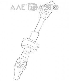 Toyota Highlander 20 steering cardan shaft - rusty