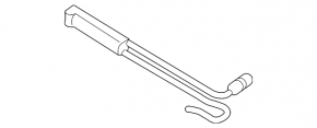 Jack handle Audi A6 C8 19-