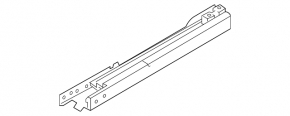 Fang lower reinforcement front bumper right BMW X1 F48 16-22 rear