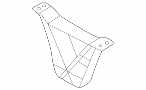 Bracket rear struts underbody BMW X3 G01 18-21