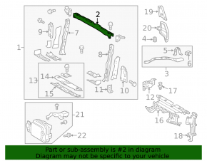 TV top bar Toyota Rav4 13-18 Canada built