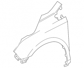 Front left fender for Honda Odyssey 18-25