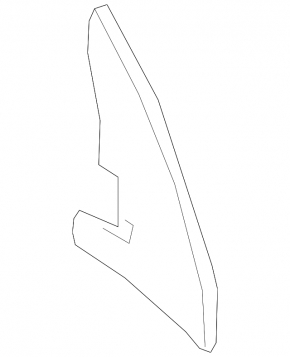 Inner left wing seal Nissan Leaf 18-