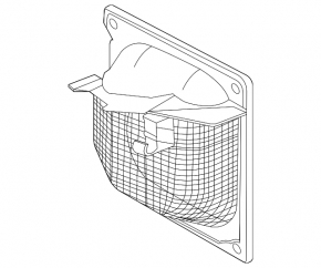Heater air intake cover BMW X1 F48 16-22