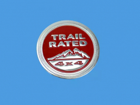 TRAILRATED Front Left Wing Emblem Jeep Cherokee KL 14-18
