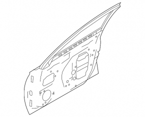Door assembly front left Nissan Altima 19-20