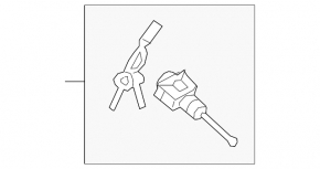 Front left lock cylinder Hyundai Tucson 16-21