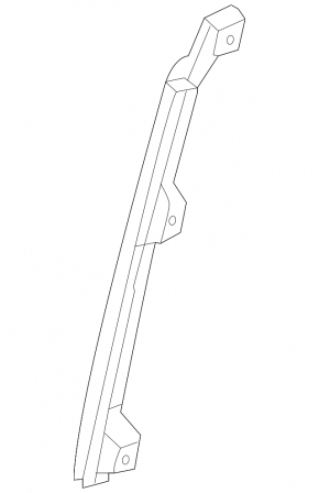 Rear left door glass guide for Kia Sportage 23-26